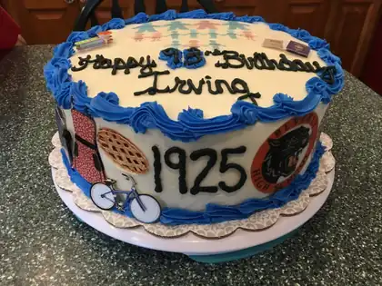 93rd birthday cake