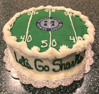 Football field cake